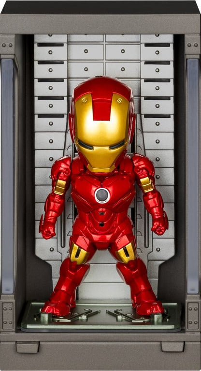 Marvel Mini Egg Mini Figures Iron Man Hall of Armor Blind Box Assortment Box Qty 6 8 cm - Beast Kingdom Toys Mini Figures, Blind Boxes