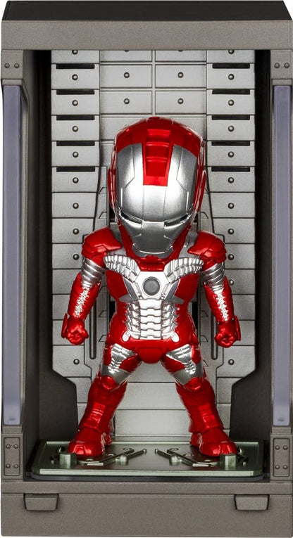 Marvel Mini Egg Mini Figures Iron Man Hall of Armor Blind Box Assortment Box Qty 6 8 cm - Beast Kingdom Toys Mini Figures, Blind Boxes