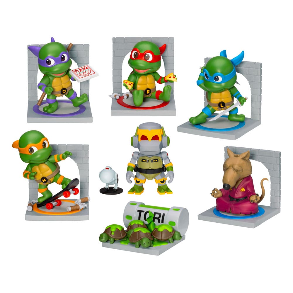 Teenage Mutant Ninja Turtles Mini Egg Attack Blind Box Figures Series Assortment (6)
