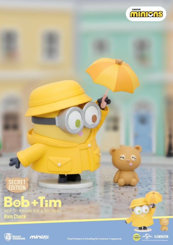 Minions Mini Egg Attack Blind Box Figures Minions bob & tim series Assortment Box Qty 6 - Beast Kingdom Toys Blind Boxes, Mini Figures & Capsule Toys
