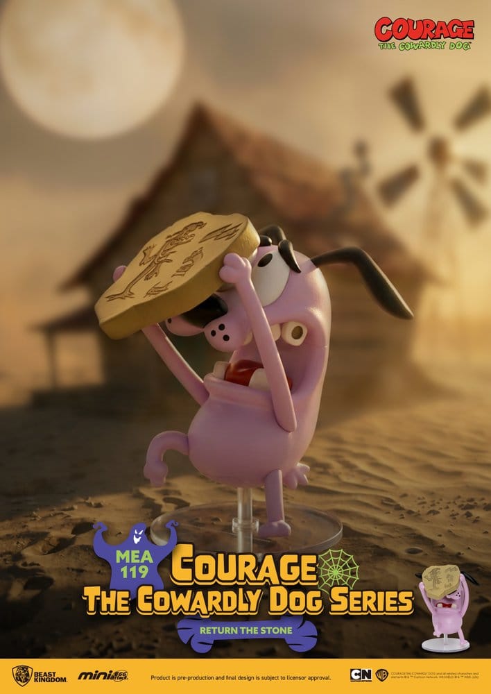 Courage the Cowardly Dog Mini Egg Attack Blind Box Figures Assortment 8 cm Box Qty 6 - Beast Kingdom Toys Blind Boxes