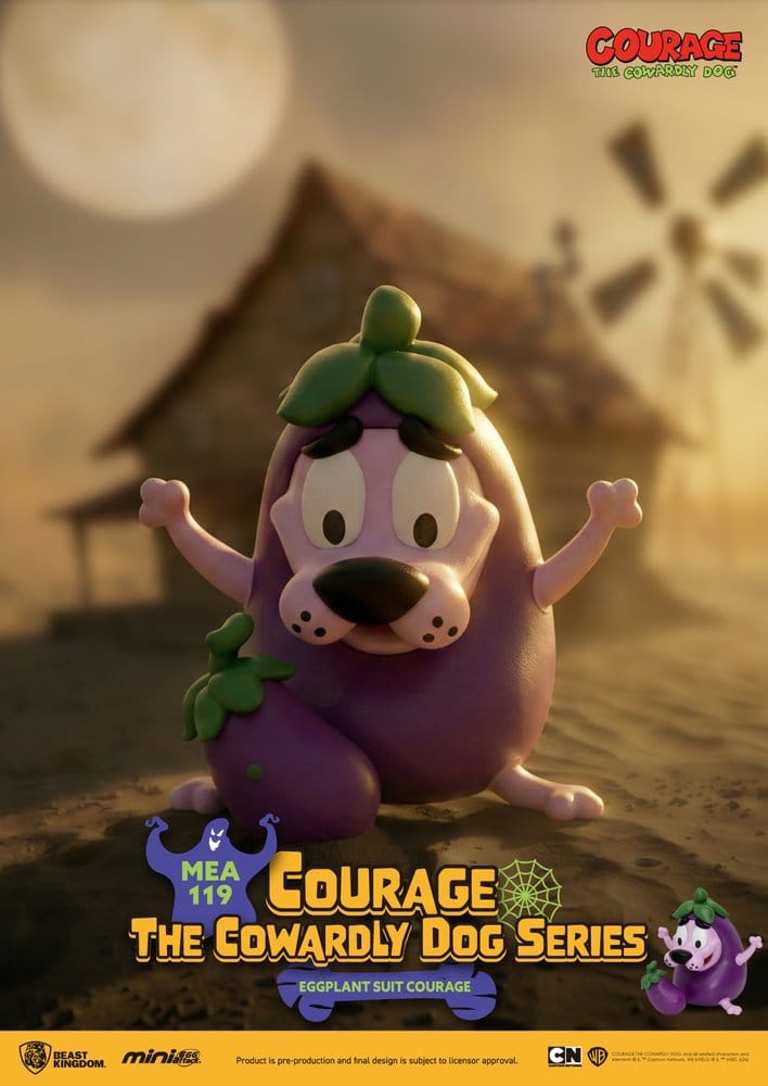 Courage the Cowardly Dog Mini Egg Attack Blind Box Figures Assortment 8 cm Box Qty 6 - Beast Kingdom Toys Blind Boxes