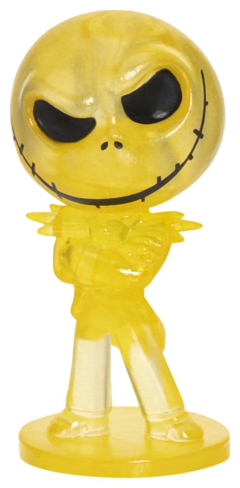 Nightmare Before Christmas Mini Egg Attack Mini Figures Blind Box Assortment Box Qty 24 (Glow in the Dark) - Beast Kingdom Toys Mini Figures, Blind Boxes