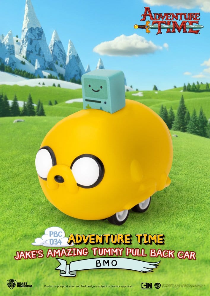 Adventure Time Pull Back Car Jake's Amazing Tummy 5 cm Blind Box Assortment 6 - Beast Kingdom Toys Blind Boxes