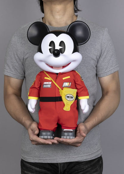 Mickey and Friends Vinyl Bank SYAKING-BANG!! Functional Figurine Race Car Micky 48 cm - Beast Kingdom Toys Banks