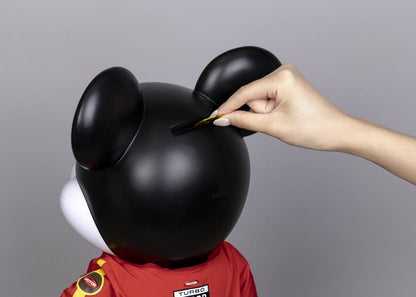 Mickey and Friends Vinyl Bank SYAKING-BANG!! Functional Figurine Race Car Micky 48 cm - Beast Kingdom Toys Banks