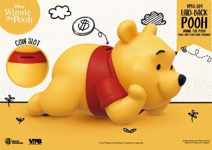 Winnie The Pooh Small Vinyl Bank laid-back Winnie 17 cm - Beast Kingdom Toys Piggy Banks