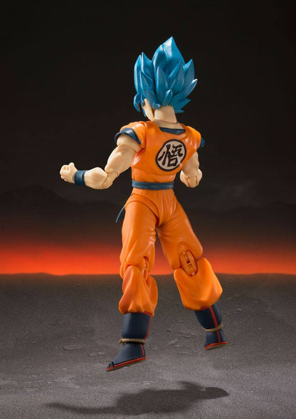 Dragon Ball Super Broly S.H. Figuarts Action Figure Super Saiyan God Super Saiyan Goku Super 14 cm - Bandai Tamashii Nations Action Figures