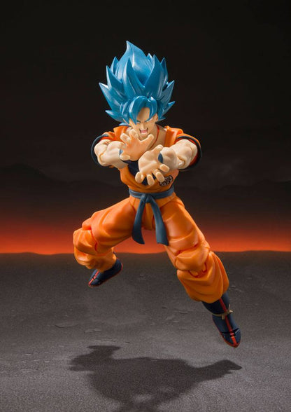 Dragon Ball Super Broly S.H. Figuarts Action Figure Super Saiyan God Super Saiyan Goku Super 14 cm - Bandai Tamashii Nations Action Figures