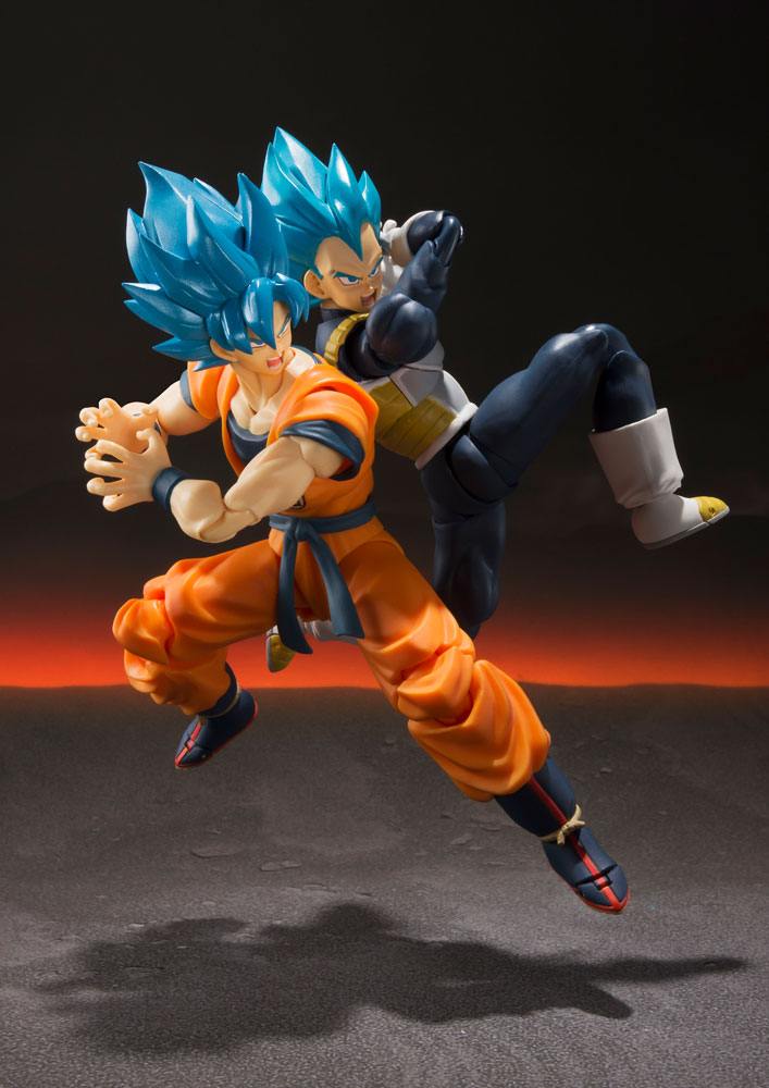 Dragon Ball Super Broly S.H. Figuarts Action Figure Super Saiyan God Super Saiyan Goku Super 14 cm - Bandai Tamashii Nations Action Figures