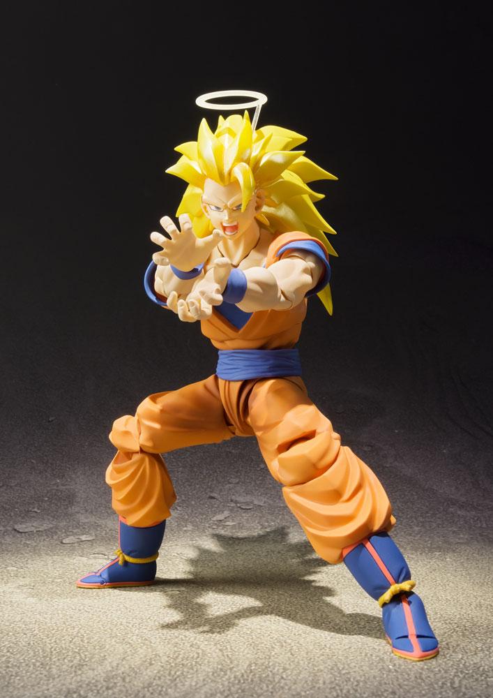 Dragon Ball Z S.H. Figuarts Action Figure SSJ 3 Son Goku 16 cm - Bandai Tamashii Nations Action Figures