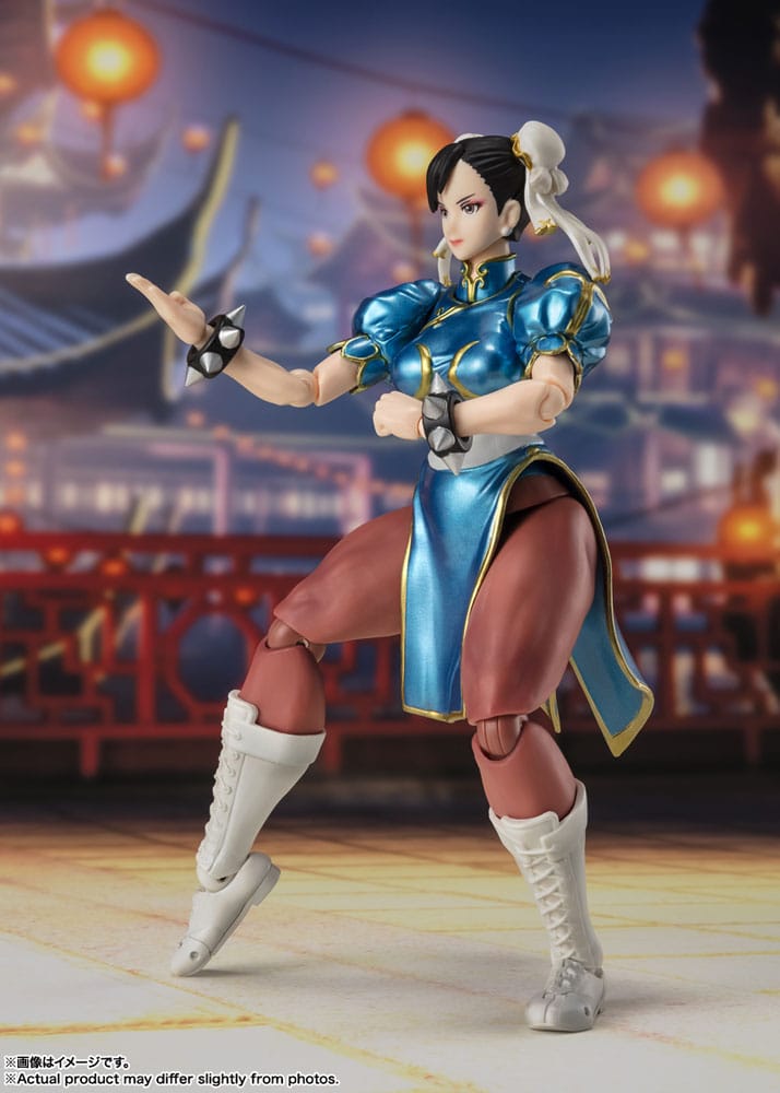 Street Fighter S.H. Figuarts Action Figure Chun-Li (Outfit 2) - Bandai Tamashii Nations Action Figures