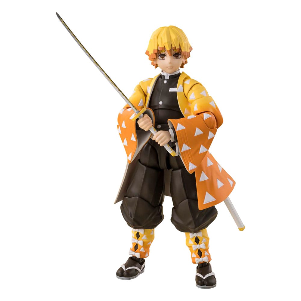 Demon Slayer: Kimetsu no Yaiba S.H.Figuarts Action Figure Zenitsu Agatsuma 14 cm - Bandai Tamashii Nations Action figures