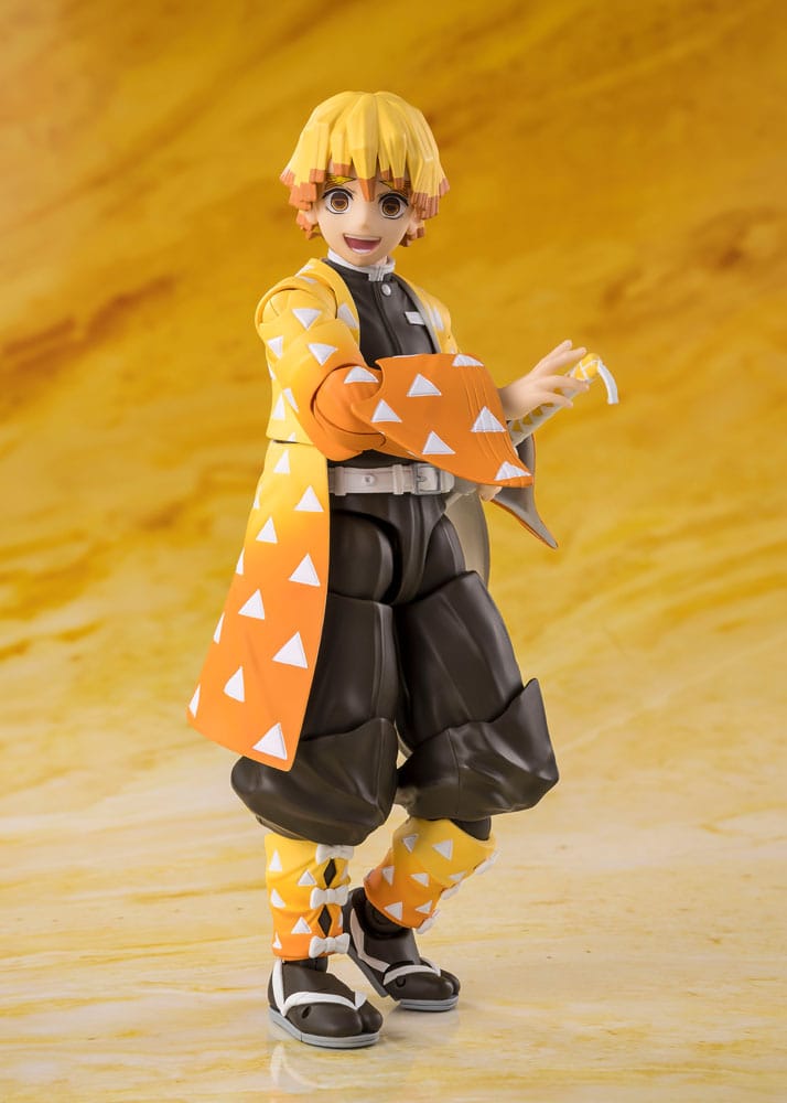 Demon Slayer: Kimetsu no Yaiba S.H.Figuarts Action Figure Zenitsu Agatsuma 14 cm - Bandai Tamashii Nations Action figures