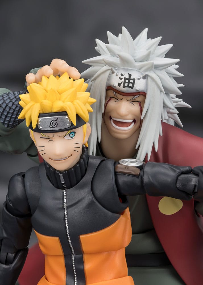 Naruto S.H.Figuarts Action Figure Jiraiya Hidden Leaf Heroic Master Sage (Sage Mode Set) 17 cm - Bandai Tamashii Nations Action figures