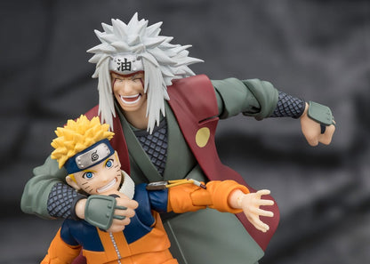 Naruto S.H.Figuarts Action Figure Jiraiya Hidden Leaf Heroic Master Sage (Sage Mode Set) 17 cm - Bandai Tamashii Nations Action figures