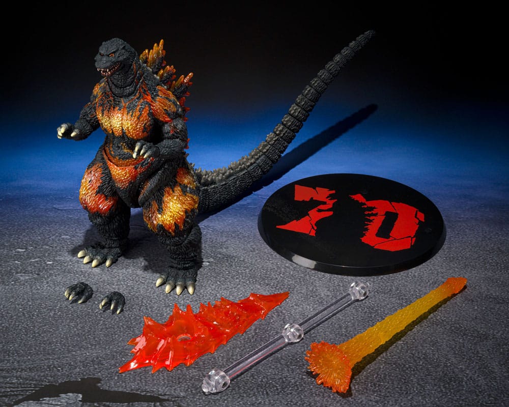 Godzilla vs. Destoroyah S.H. MonsterArts Action Figure Godzilla 1995 70th Anniversary Special Ver. 16 cm - Bandai Tamashii Nations Action figures