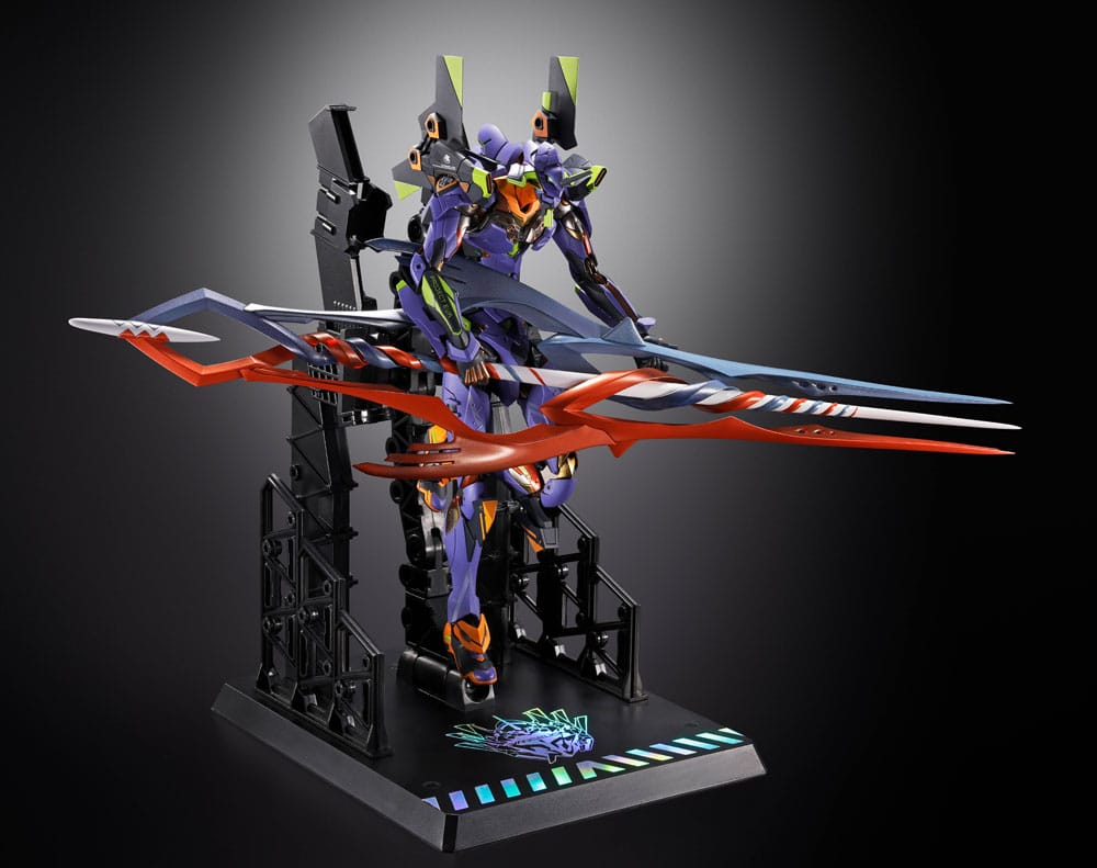 Neon Genesis Evangelion Metal Build Action Figure Eva Test Type-01 30th with the Spear of Gaius 22 cm - Bandai Tamashii Nations Action figures