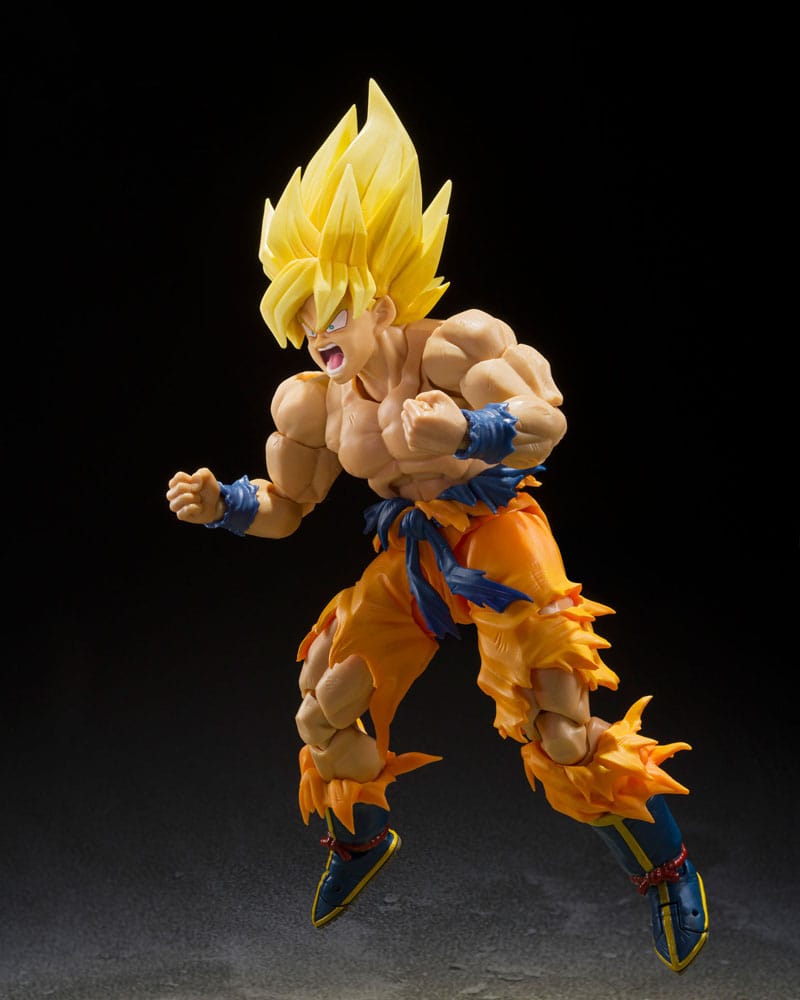Dragon Ball S.H. Figuarts Action Figure Super Saiyan Son Goku Legendary Super Saiyan (Best Selection) 15 cm - Bandai Tamashii Nations Action figures