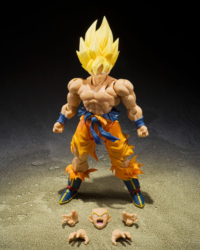 Dragon Ball S.H. Figuarts Action Figure Super Saiyan Son Goku Legendary Super Saiyan (Best Selection) 15 cm - Bandai Tamashii Nations Action figures