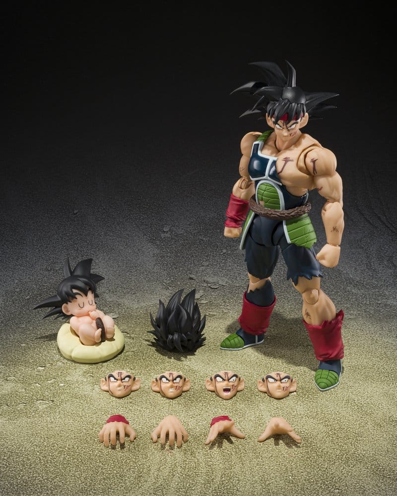 Dragon Ball Z S.H. Figuarts Action Figure Bardock the Father of Goku 15 cm - Bandai Tamashii Nations Action Figures