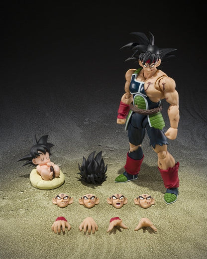 Dragon Ball Z S.H. Figuarts Action Figure Bardock the Father of Goku 15 cm - Bandai Tamashii Nations Action Figures
