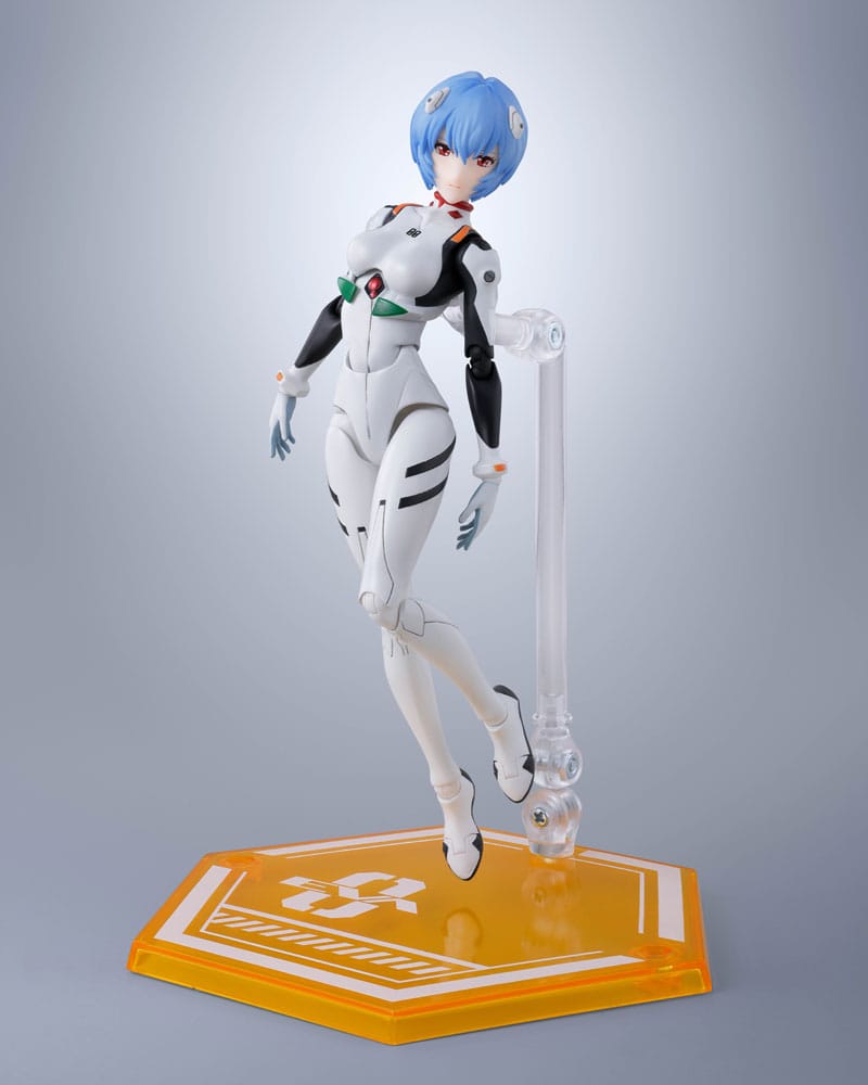 Neon Genesis Evangelion S.H.Figuarts Action Figure Rei Ayanami 14 cm - Bandai Tamashii Nations Action figures