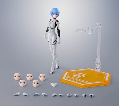 Neon Genesis Evangelion S.H.Figuarts Action Figure Rei Ayanami 14 cm - Bandai Tamashii Nations Action figures