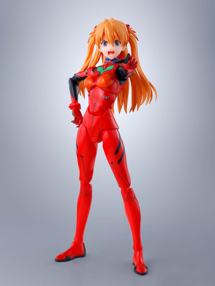 Neon Genesis Evangelion S.H.Figuarts Action Figure Asuka Shikigami Langley 14 cm - Bandai Tamashii Nations Action figures