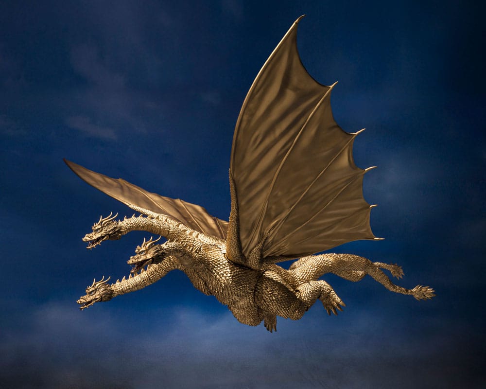 Godzilla S.H. Monster Arts Action Figure King Ghidora Box Qty 1972 25 cm - Bandai Tamashii Nations Action figures