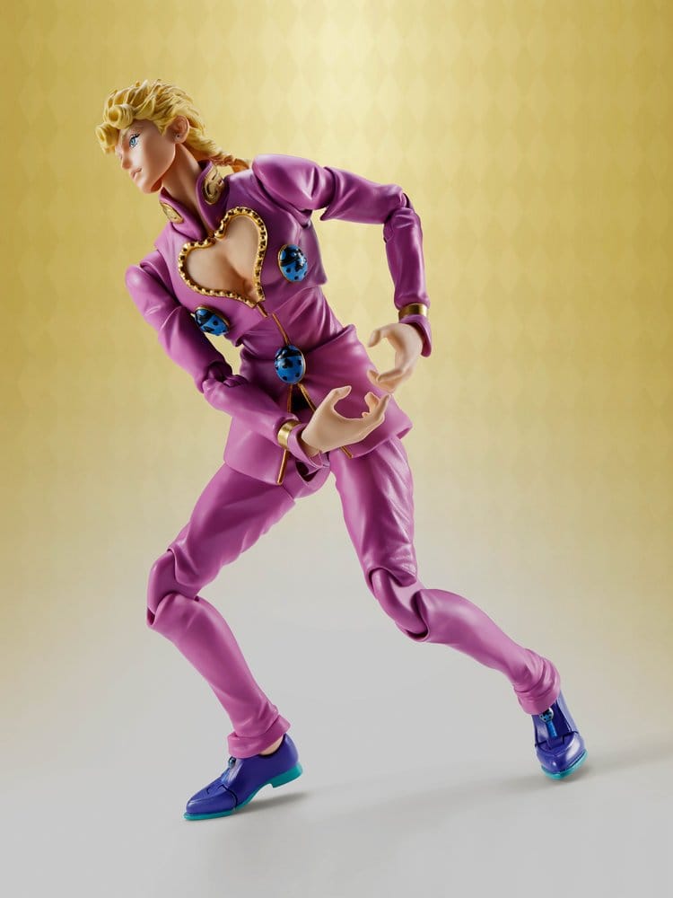 JoJo's Bizarre Adventure: Golden Wind S.H.Figuarts Action Figure Giorno Giovanna 16 cm - Bandai Tamashii Nations Action Figures