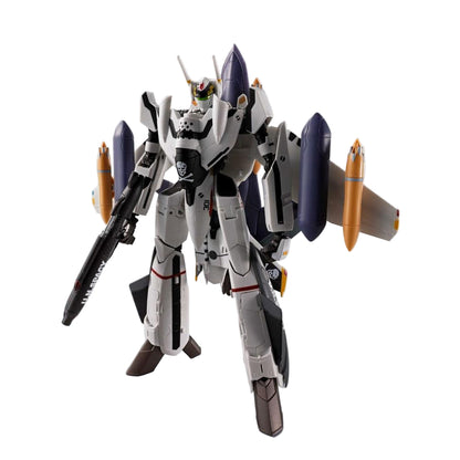 Macross 7 Hi-Metal R Action Figure VF-0S Phoenix (Roy Focker Use) & QF-2200D-B Ghost Set 14 cm - Bandai Tamashii Nations Action figures