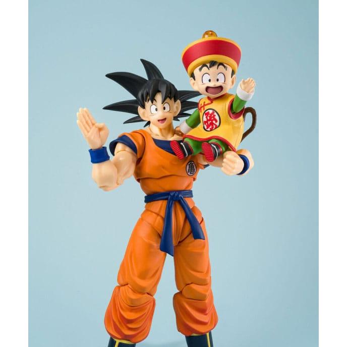 Dragon Ball S.H.Figuarts Action Figure Son Goku & Son Gohan Kid & Kintoun 14 cm & 6 cm - Bandai Tamashii Nations Action figures
