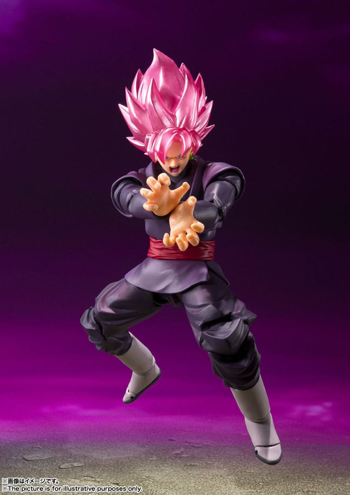 Dragon Ball Super S.H. Figuarts Action Figure Goku Black - Super Saiyan Rose Reissue 14 cm - Bandai Tamashii Nations Action Figures