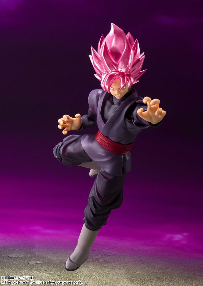 Dragon Ball Super S.H. Figuarts Action Figure Goku Black - Super Saiyan Rose Reissue 14 cm - Bandai Tamashii Nations Action Figures