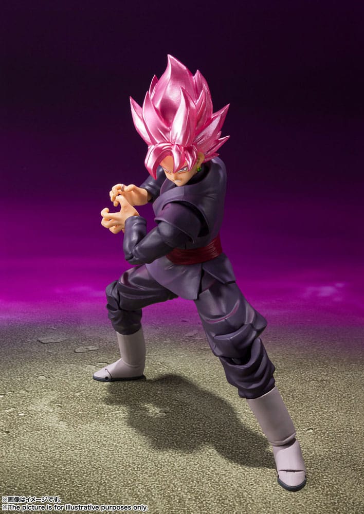 Dragon Ball Super S.H. Figuarts Action Figure Goku Black - Super Saiyan Rose Reissue 14 cm - Bandai Tamashii Nations Action Figures