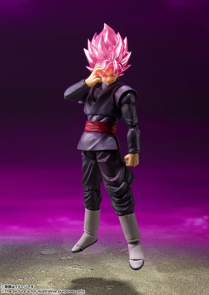 Dragon Ball Super S.H. Figuarts Action Figure Goku Black - Super Saiyan Rose Reissue 14 cm - Bandai Tamashii Nations Action Figures