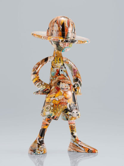 One Piece 1000 Logs Anniversary Luffy's ArtCanvas Figure 1/8 Luffy 22 cm - Bandai Tamashii Nations Mini Figures