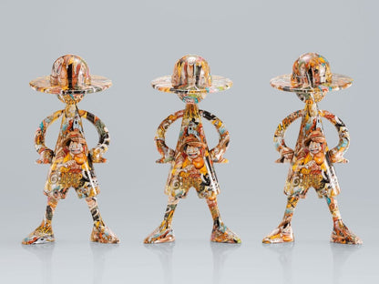 One Piece 1000 Logs Anniversary Luffy's ArtCanvas Figure 1/8 Luffy 22 cm - Bandai Tamashii Nations Mini Figures