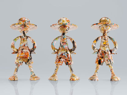 One Piece 1000 Logs Anniversary Luffy's ArtCanvas Figure 1/8 Luffy 22 cm - Bandai Tamashii Nations Mini Figures