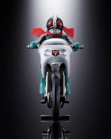 Kamen Rider Chogokin Diecast Action Figure Cyclone (Masked Rider 2) - Bandai Tamashii Nations Action Figures