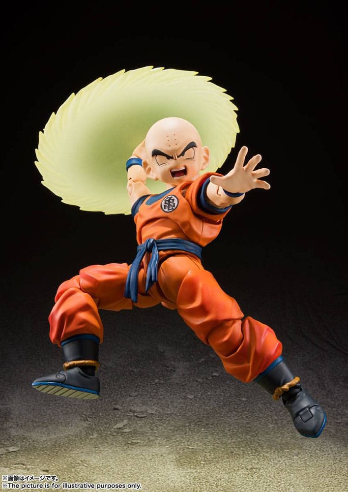 Dragon Ball Z S.H. Figuarts Action Figure Krillin-Earth's Strongest Man (Reissue) 12 cm