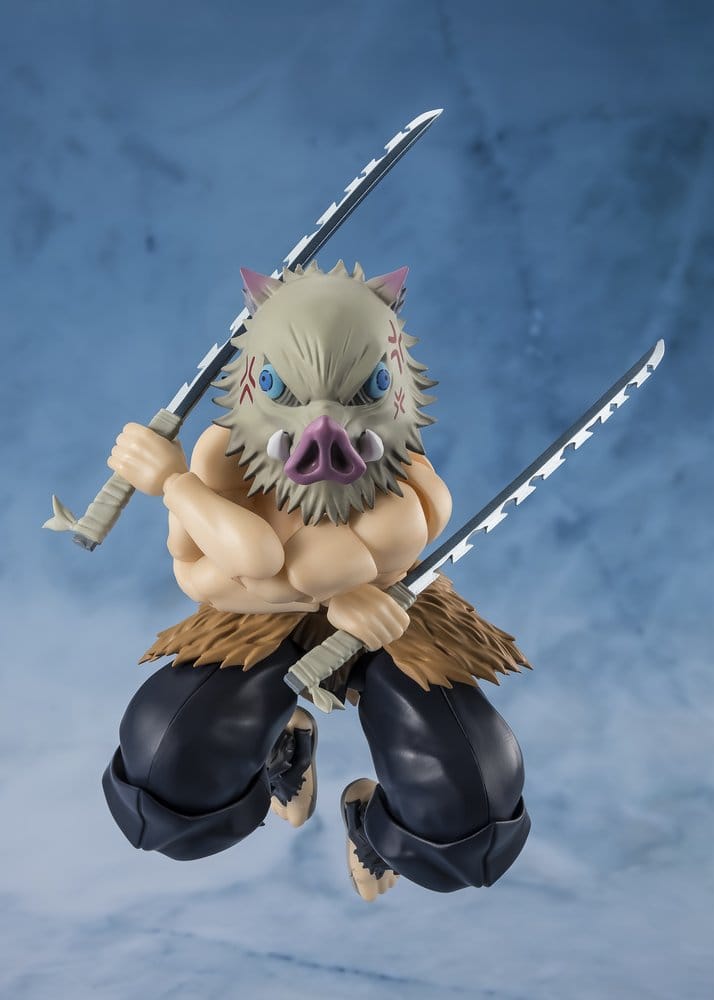 Demon Slayer: Kimetsu no Yaiba S.H. Figuarts Action Figure Inosuke Hashibira 14 cm - Bandai Tamashii Nations Action Figures