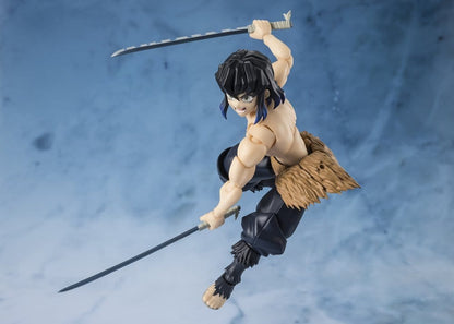 Demon Slayer: Kimetsu no Yaiba S.H. Figuarts Action Figure Inosuke Hashibira 14 cm - Bandai Tamashii Nations Action Figures