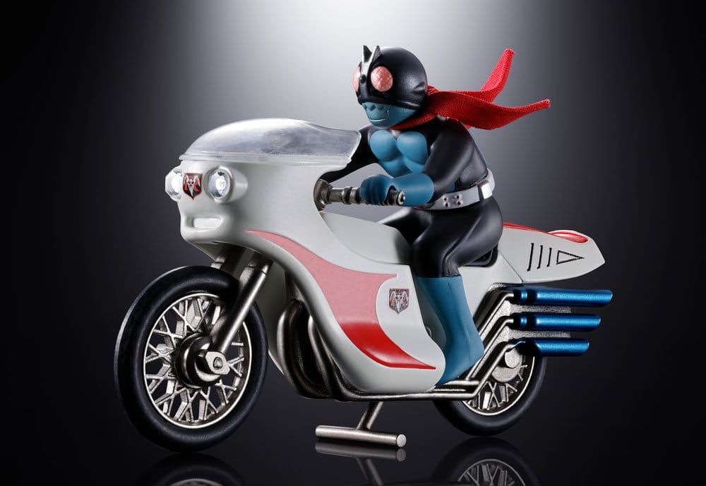 Kamen Rider Chogokin Diecast Action Figure Cyclone (Masked Rider 1) - Bandai Tamashii Nations Action Figures
