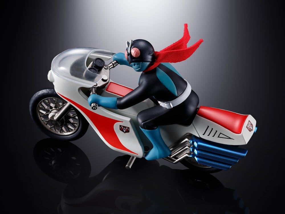 Kamen Rider Chogokin Diecast Action Figure Cyclone (Masked Rider 1) - Bandai Tamashii Nations Action Figures