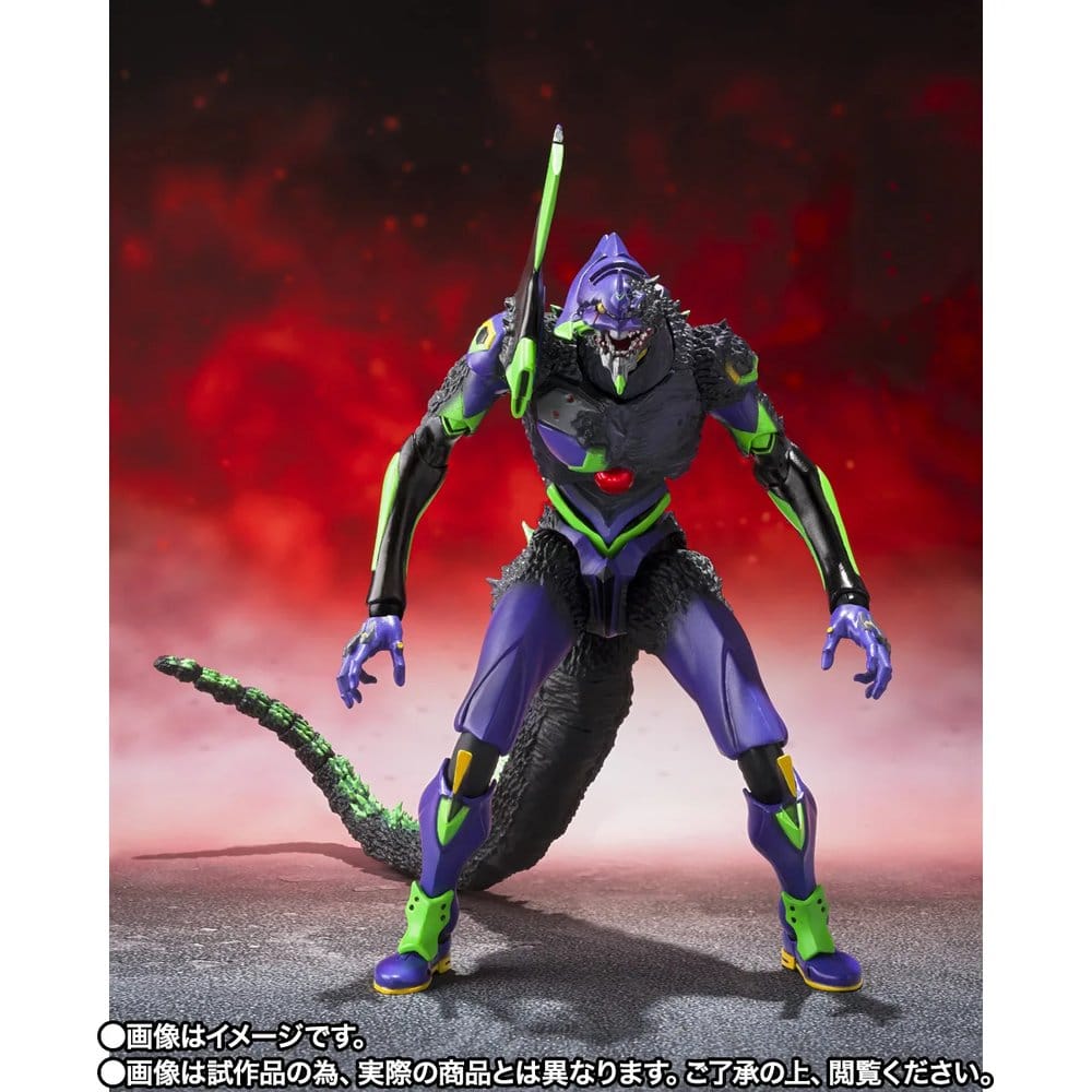 Evangelion S.H.MonsterArts Action Figure Test Type-01 "G" Awakening Form 15 cm - Bandai Tamashii Nations Action Figures