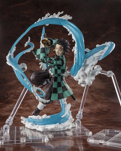 Demon Slayer: Kimetsu no Yaiba S.H. Figuarts Accessory Set Tanjiro Kamado & Giyu Tomioka Water Breathing Option Parts Set - Bandai Tamashii Nations Action Figure Accessories