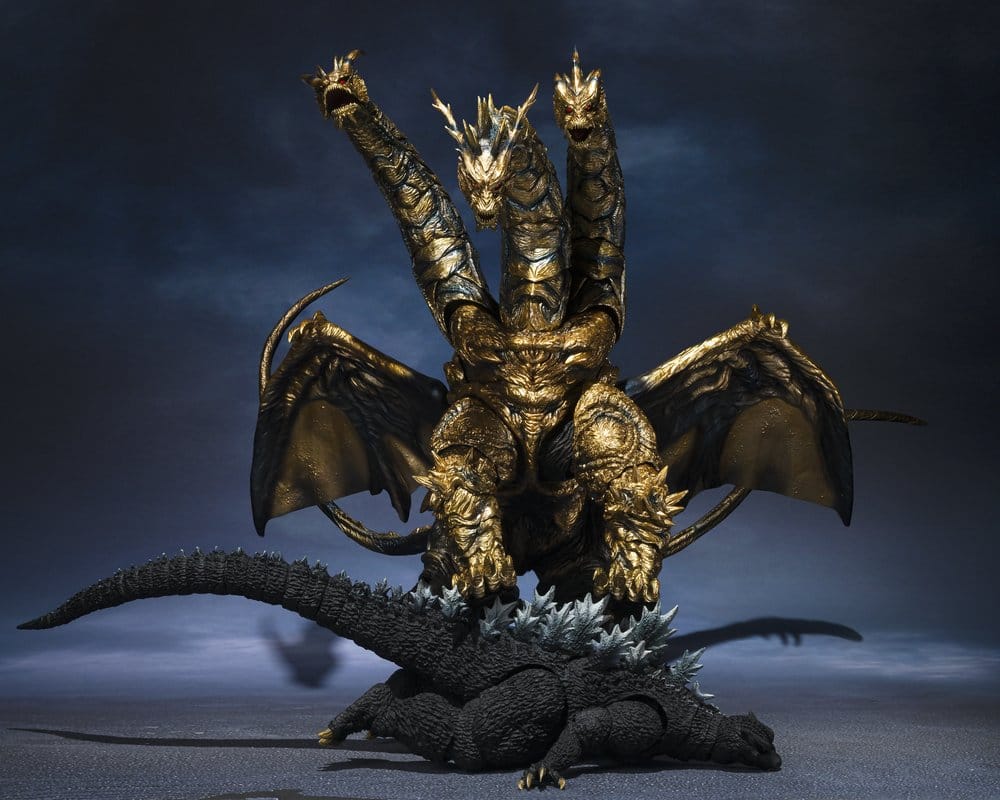 Godzilla S.H.MonsterArts Action Figure Kaizer Ghidorah - Bandai Tamashii Nations Action Figures