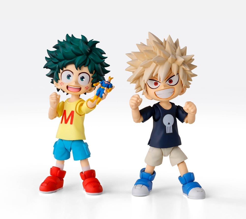 My Hero Academia S.H.Figuarts Action Figure Izuku Midoriya & Katsuki Bakugo -Childhood Set- - Bandai Tamashii Nations Action Figures